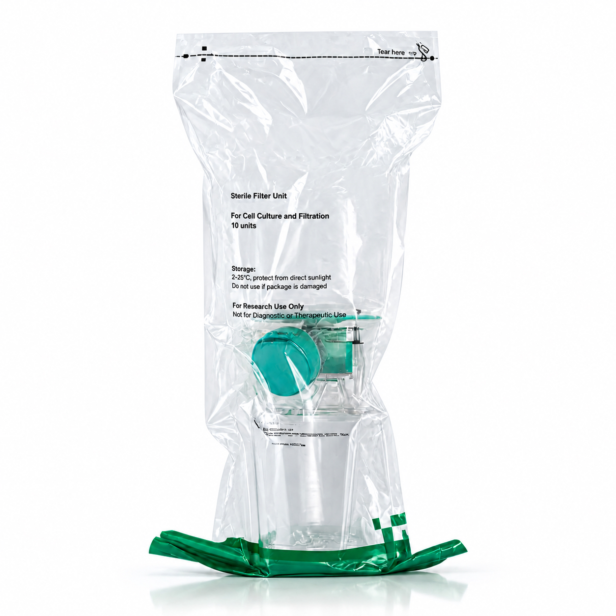 Vacuum Bottle Filters 0.22μm*250ml*Φ50mm